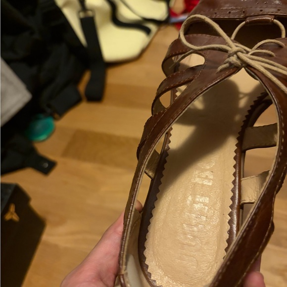 Brown Leather Women's Shoes - Picture 3 of 4